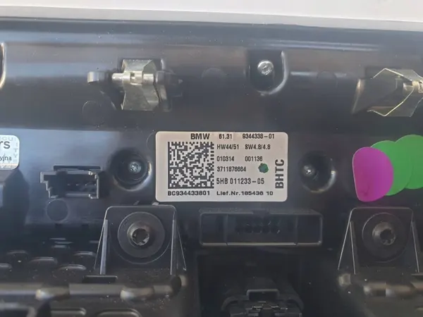 BMW I3 Klimabedienfeld OEM 9344338 image 3