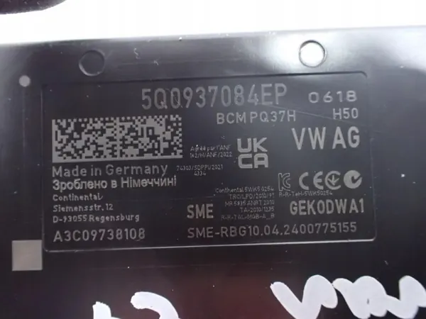 Module Confort OEM 5Q0937084EP Volkswagen Utilisé image 4