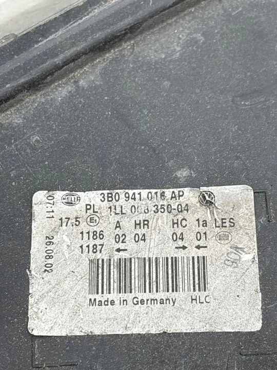 Oikea ajovalaisin Volkswagen PASSAT B5.5 2001 3B0941016AP image 3