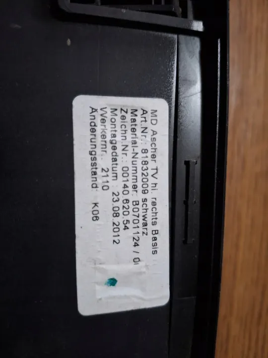 Cendrier BMW OEM 9116338 pour Série 7 2012 image 4