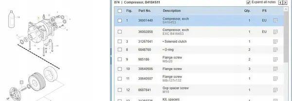 Volvo S40 2007 Ilmastointikompressori image 5