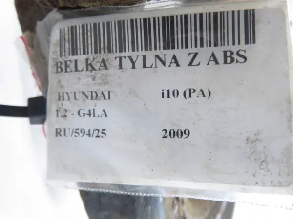 Taka-akselipalkki OEM BELKA TYŁ HYUNDAI i10 (PA) HB image 9