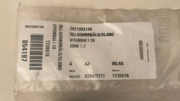 Manguera de goma Hyundai i10 OEM 282100X100 - Usado image 3