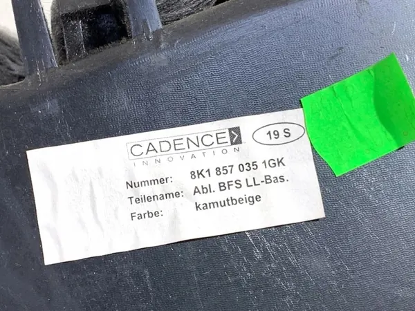 Passagerarhandskfack OEM 8K1857035 Audi A5 8T 07-17 image 9