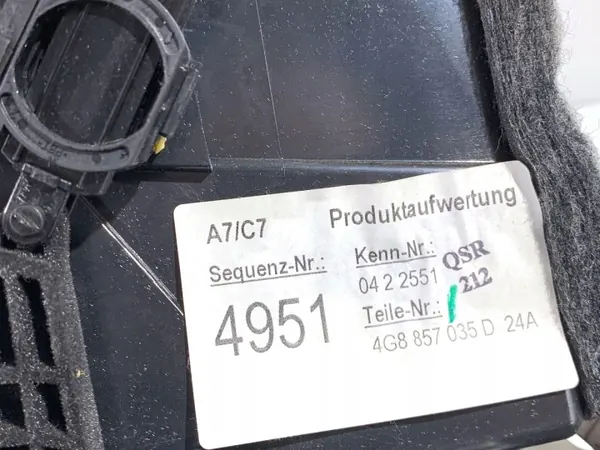 Boîte à gants passager OEM 4G8857035D Audi A6 C7 2011-18 image 7