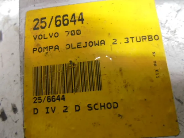 Pompe à huile Volvo OEM AK-12-719471 pour 760 2.3 Turbo image 4