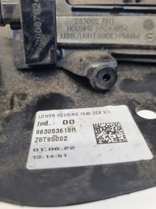 OEM 963053618R MSJ Rechte untere Spiegelblinkleuchtenabdeckung image 5
