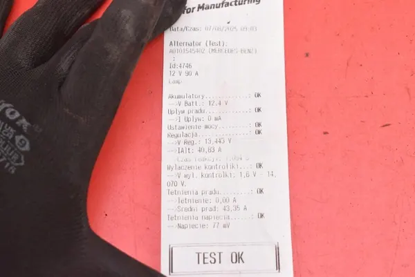 Vaihtovirtageneraattori Mercedes CLK C208 2.3 Kompressor A0101545402 image 2