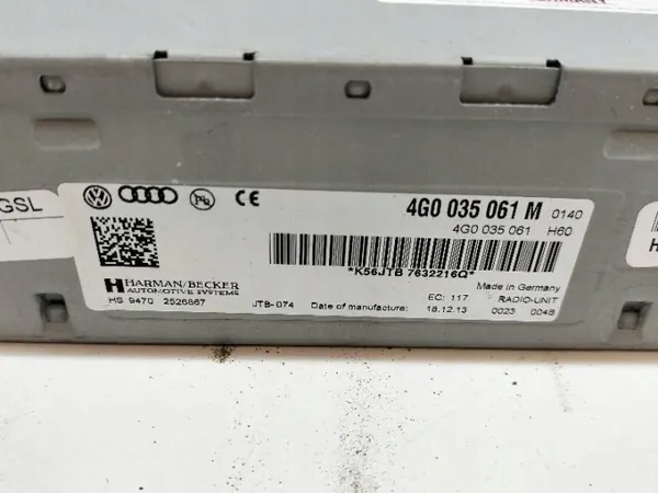 OEM 4G0035061M Radio Viritin Audi A4 B8 (2008-2015) image 3