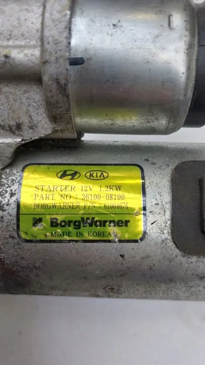 Motor de arranque Kia Ceed III 1.0 1.5 T-GDi 36100-08100 image 2
