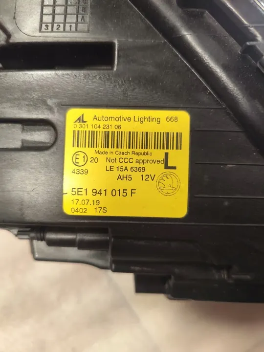 Farol esquerdo Skoda Octavia III Lift 2017-2020 OEM 5E1941015F image 6