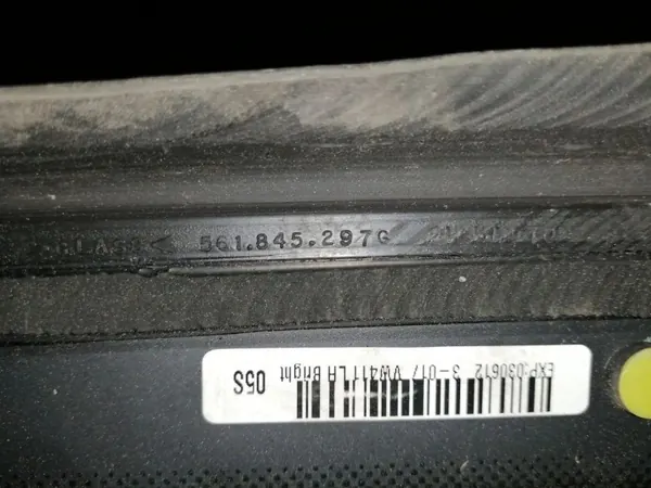 Vidro traseiro esquerdo OEM 561845297G para VW Passat B7 image 4