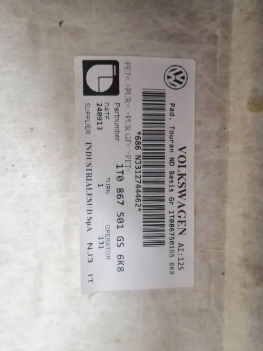 OEM 1T0867501G Binnenbekleding voor VW Touran Lift II image 4