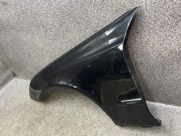 Vänster Framskärm Mercedes W211 E320 197U Obsidian Schwarz image 4