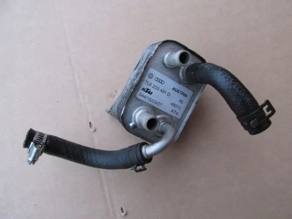 Brandstofkoeler Audi Q7 4L 2007 3.0 TDI OEM 7L6203491D image 3
