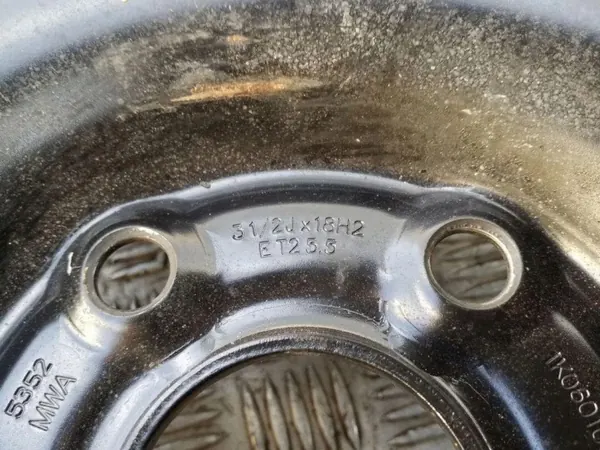 Reserverad OEM 1K0601027AP für VW Passat B8 image 4
