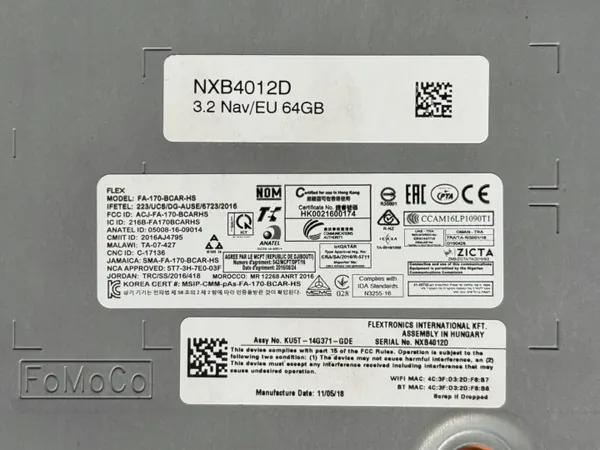 Module mémoire 64GB OEM KU5T-14G371-GDE Ford Fiesta image 5