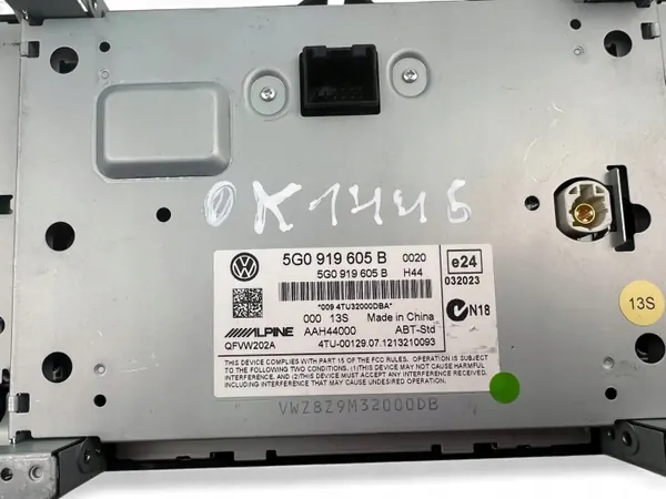 OEM 5G0919605B Navigationsbildschirm für VW Golf VII image 7