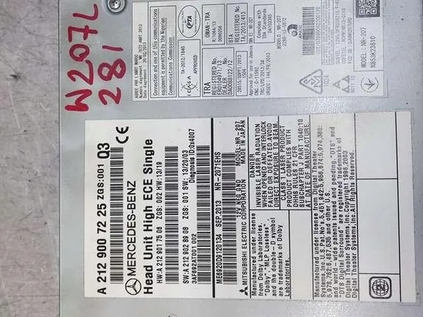 Mercedes-Benz OEM A2129007225 Radio-Navigointiyksikkö image 7
