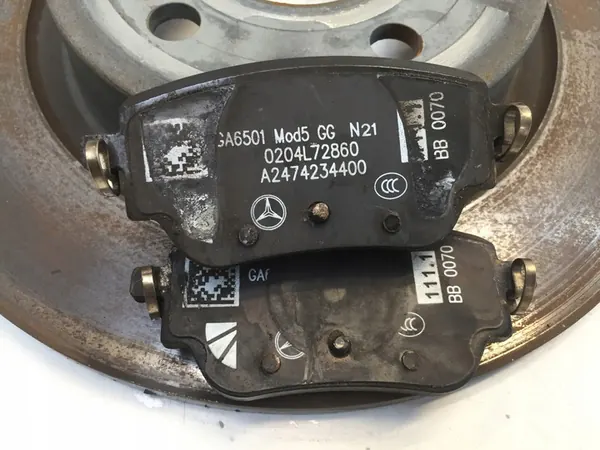 MERCEDES A W177 2021 REAR BRAKE DISCS 285mm image 9