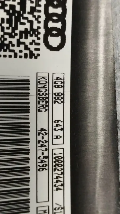 Audi A7 C7 Sitzseitenverstellung OEM 4G8882643A image 4