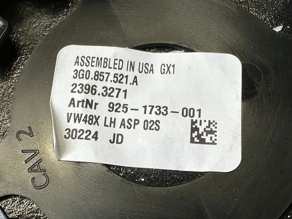 VW PASSAT B8 ARTEON VASEN PEILI LASI 3G0857521A image 4