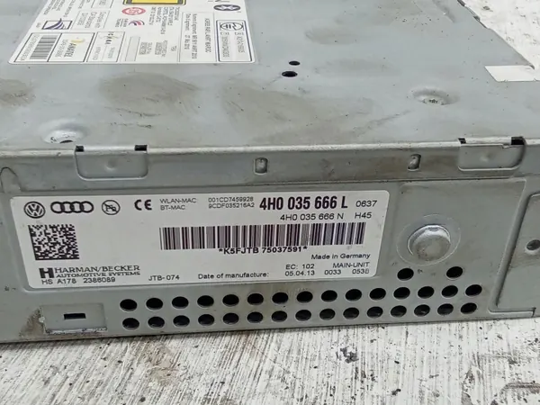 Audi CD/DVD-wisselaar OEM 4H0035666L - Gebruikt image 4