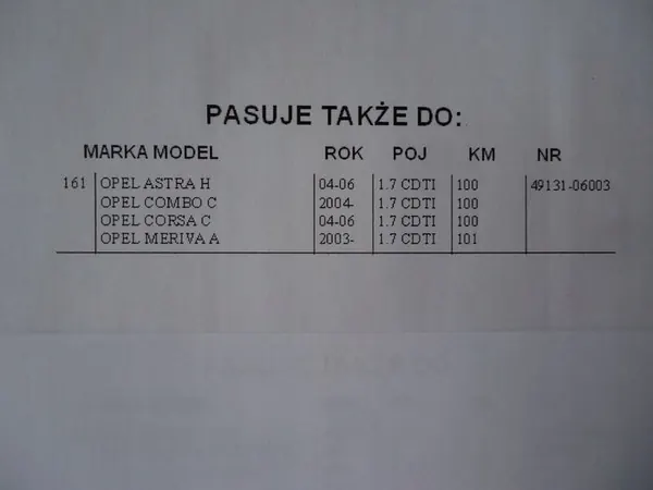 OPEL ASTRA 1.7 Turbocompresor 49131-06003 image 4