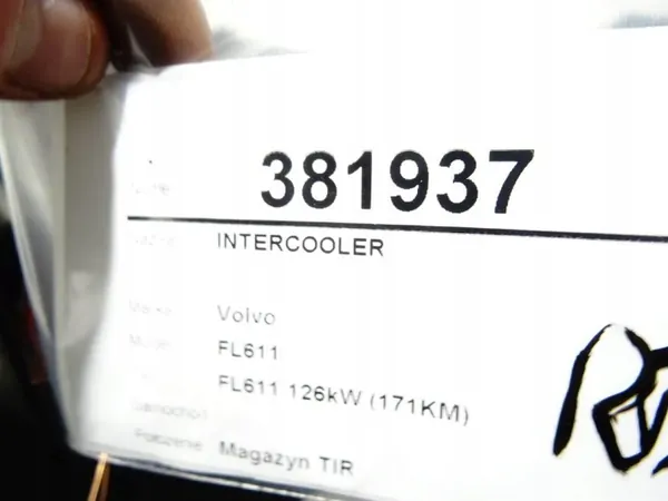 Intercooler OEM LORK-1821-542131 pour Volvo FL6 5.5 image 4