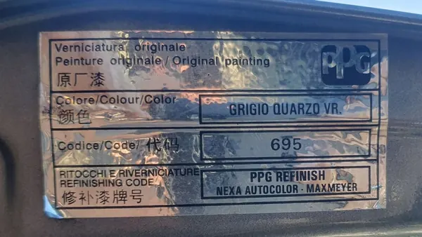 Front Grille Fiat Panda II 2003-2012 Grey Graphite 735463491 image 7