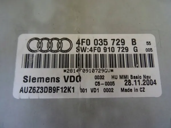 Navigatielezer Module OEM DRC9010 voor Audi A6 C6 image 6