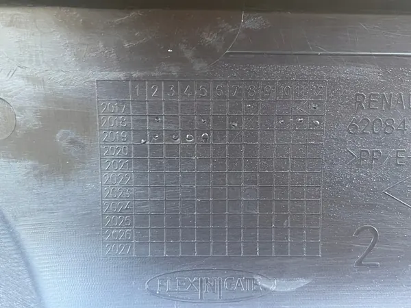 RENAULT KADJAR Bakre Stötfångare Spoiler OEM image 7