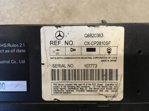 Changer CD Mercedes OEM Q6820363 pour W163 image 5