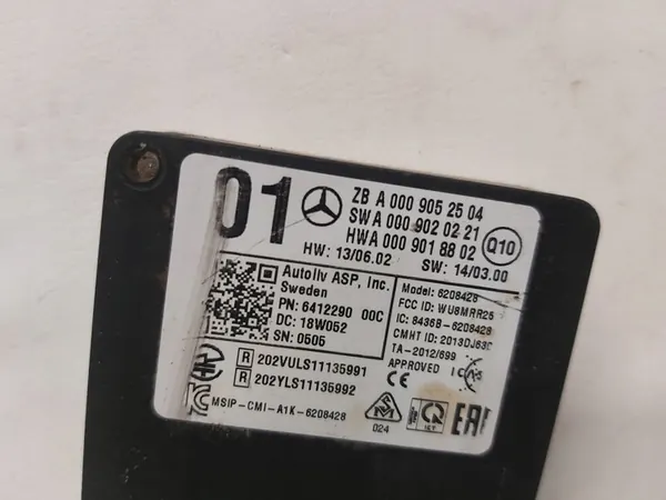 RADARSENSOR MODULE MERCEDES W166 A0009052504 image 2