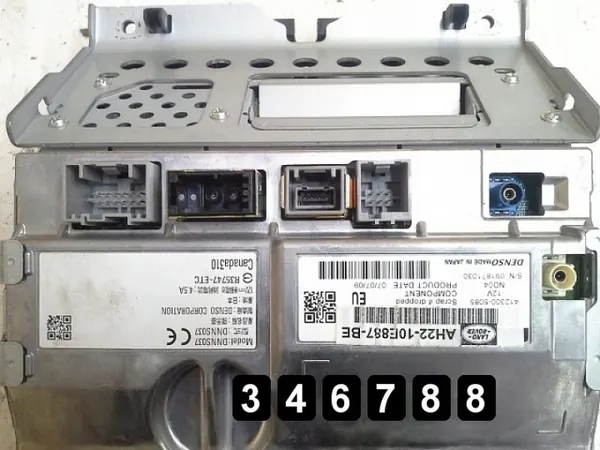 Land Rover Display-Bildschirm OEM AM-346788 Gebraucht image 3