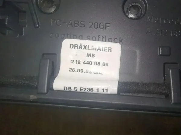 Mercedes-Benz Konsole Lufteinlass OEM A2126801427 image 5