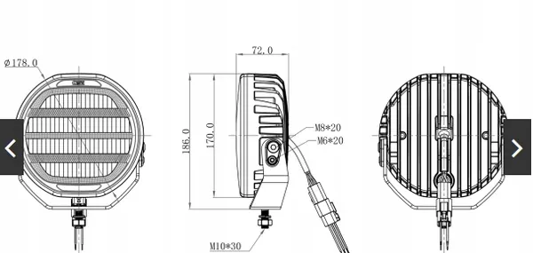 Faro LED + Luz de posición OEM L3414 7480 lm image 4