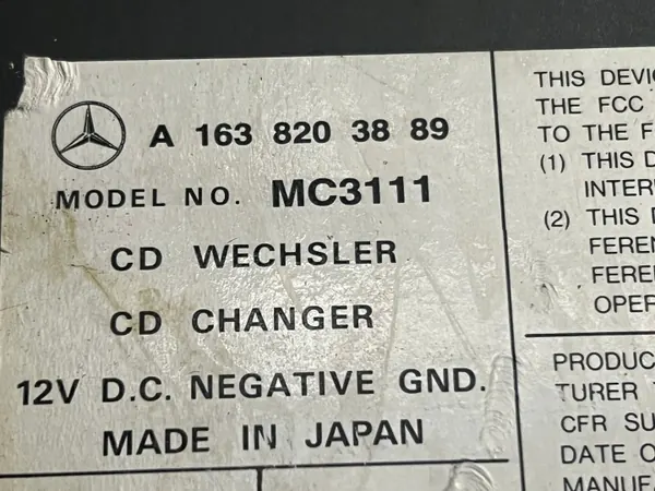 Mercedes ML W163 Versnellingspook OEM A1638203889 image 6