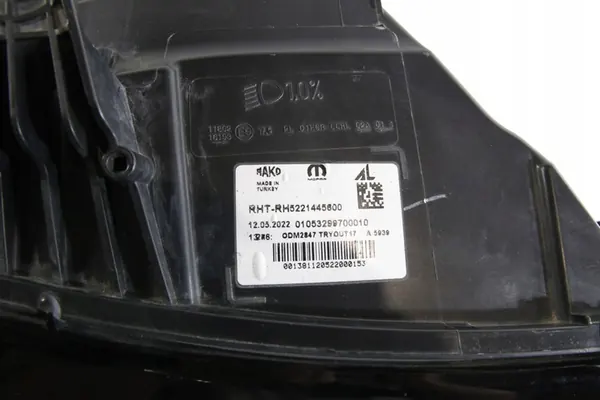 Farol Fiat Tipo II Preto Europa Original 2016-2022 image 3