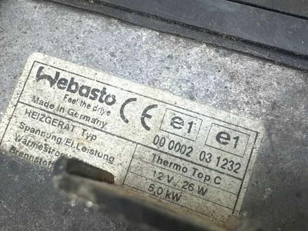 2007 KIA Sorento Parking Heater (Webasto) OEM 000002031232 image 5