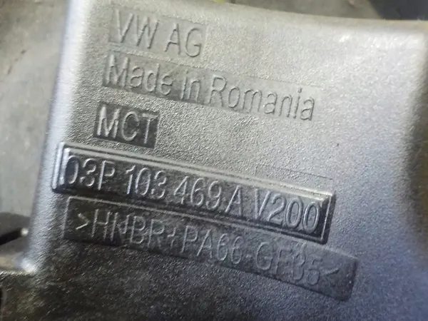 Ventilock för FABIA POLO IBIZA ROOMSTER 1.2 TDI 03P103469A image 7