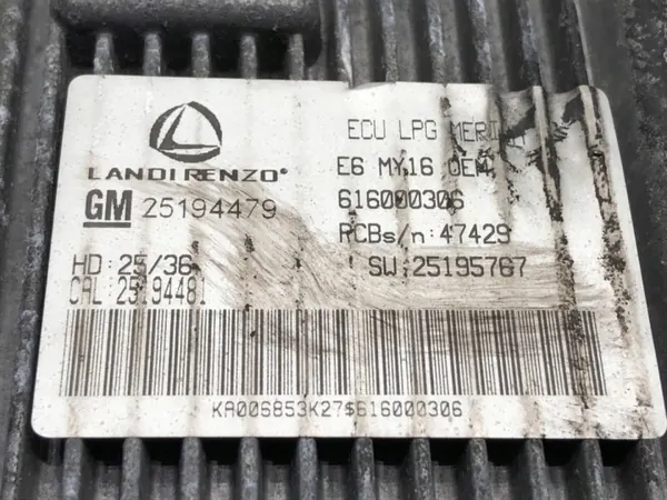 Computadora GLP OEM 25194479, Controlador Combustible image 4