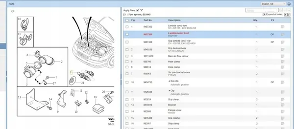 Sensor Lambda Volvo S60 2001 image 6