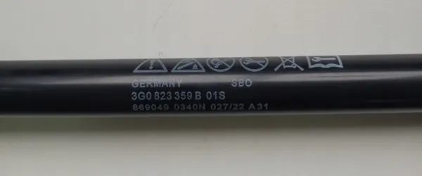 VW PASSAT B8 FL Motorhuv Aktuator 3G0823359B image 2