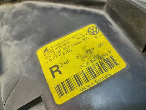 VW Passat CC Oikea Ajovalaisin 3C8941006F image 8