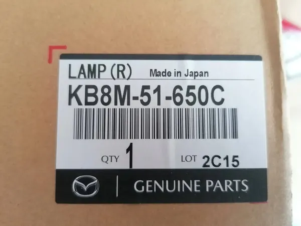 Bakre Höger Dimljus Mazda CX-5 17- OEM KB8M51650C image 4