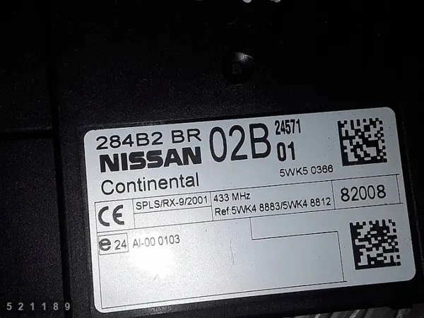 ECU Nissan Qashqai OEM 284B2BR02B - Usado image 5