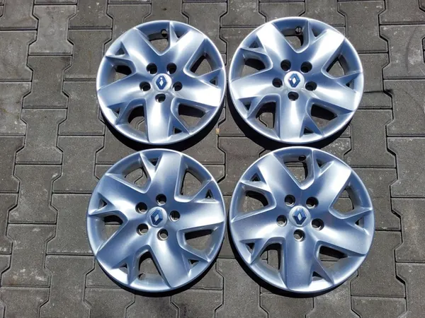 16" Silver Wheel Covers Renault OE image 2