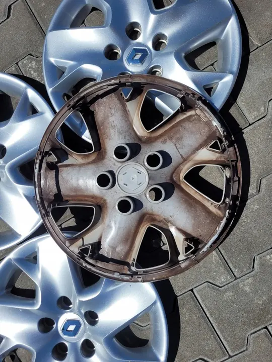16" Silver Wheel Covers Renault OE image 6