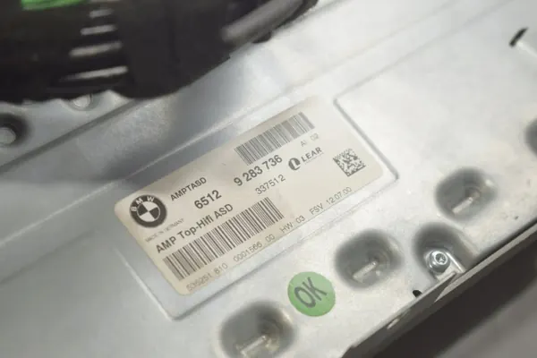 OEM 9286863 ljudsystem för BMW X6 3.0L 2014 image 8